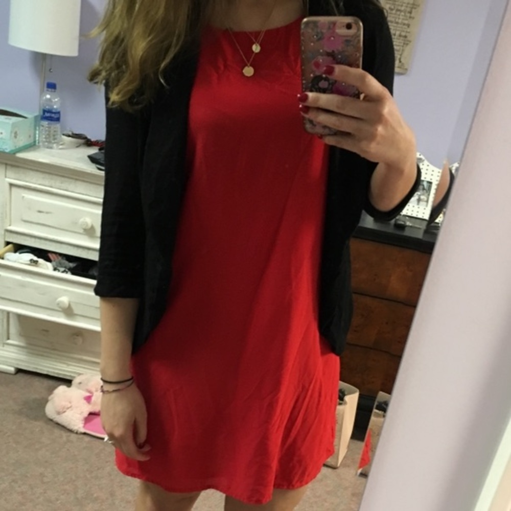 Red dress only
